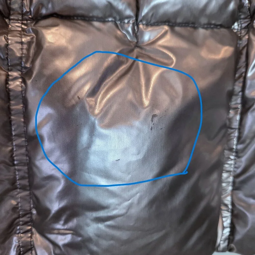 NWOT SAM Pyrite Metallic Freestyle Puffer Down Jacket Size S